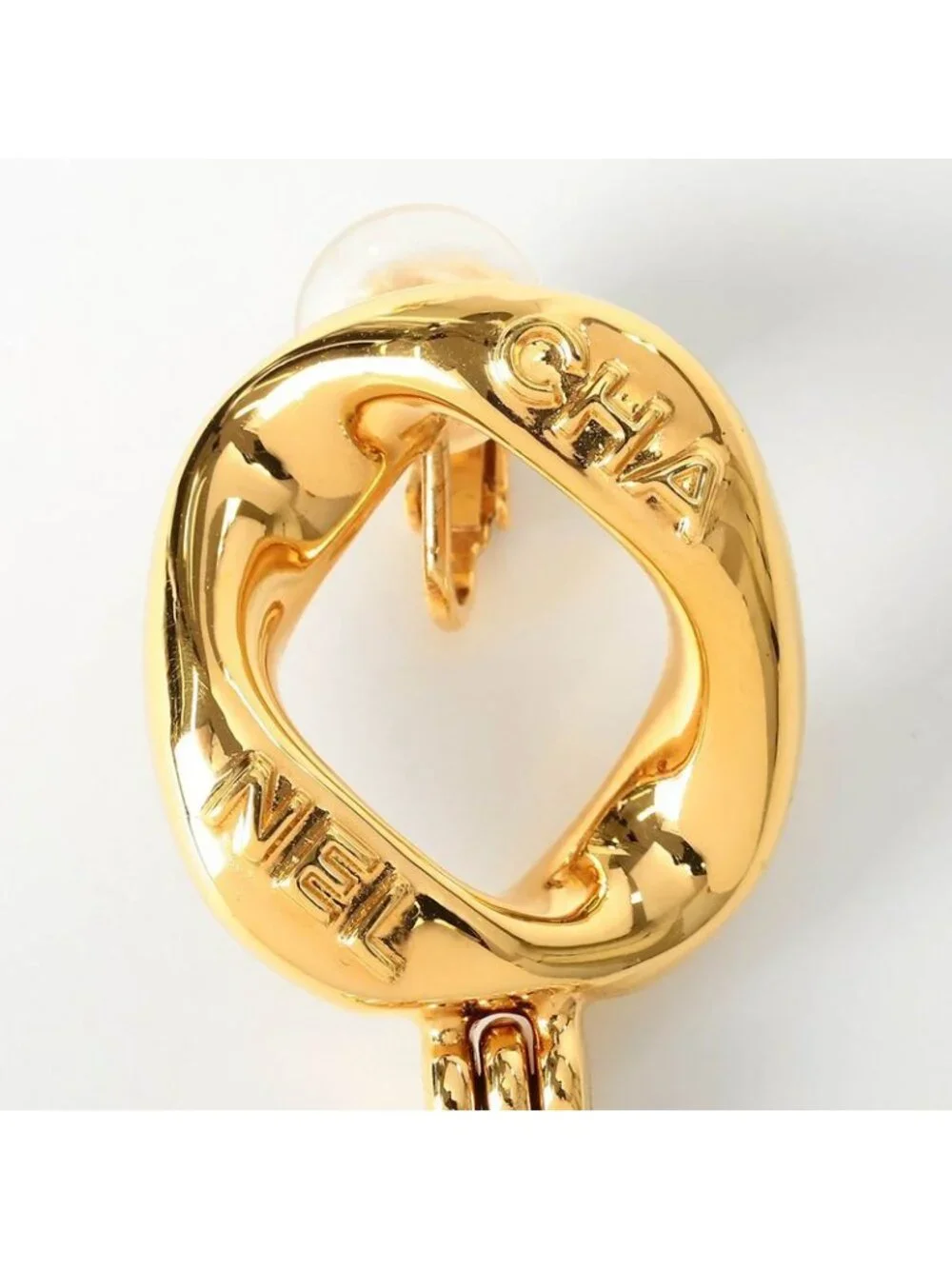 Chanel Faux Pearl Earrings